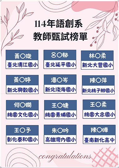 114教甄榜單